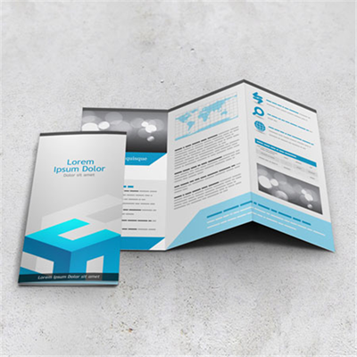 Trifold Brochures 8.5 x 11 - Gloss Text