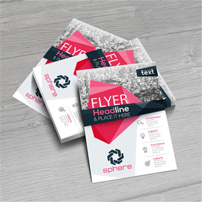 8.5 x 11 Flyers on Gloss Text
